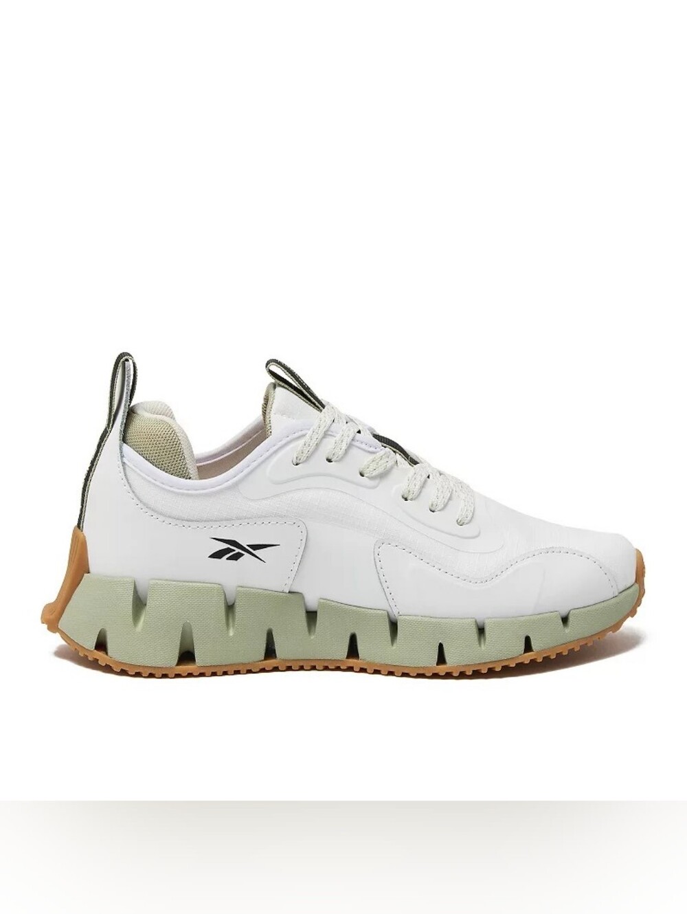NWT | Reebok Zig Dynamica G | Womens Sneaker | WhtVintageGreen | Size 7.5